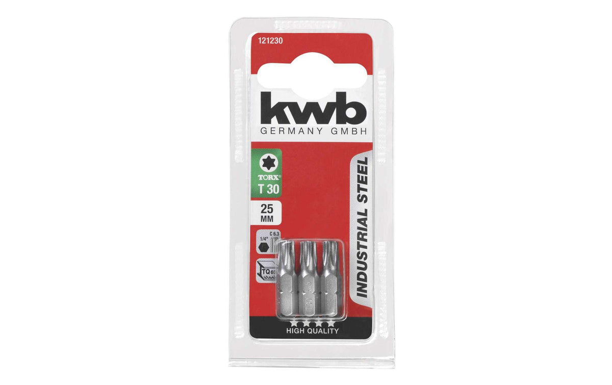 kwv Schraubendreher-Bit 1/4 Torx T30