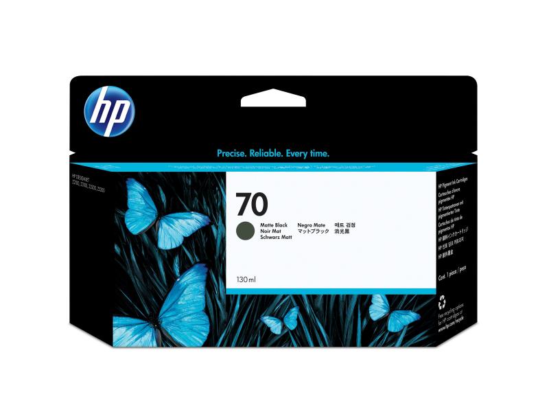 HP Inc. | HP, Tinte Nr. 70 (C9448A) Matte Black | Tintenvolumen 130ml