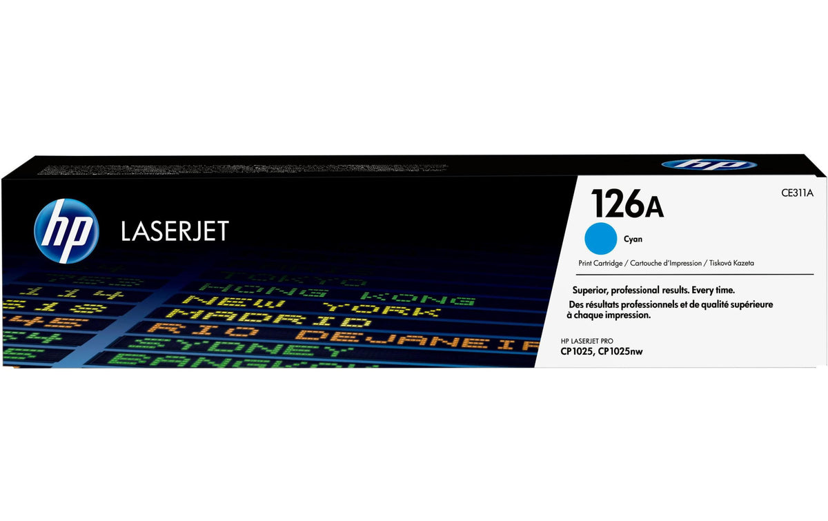 HP, Toner Nr. 126A (CE311A) Cyan