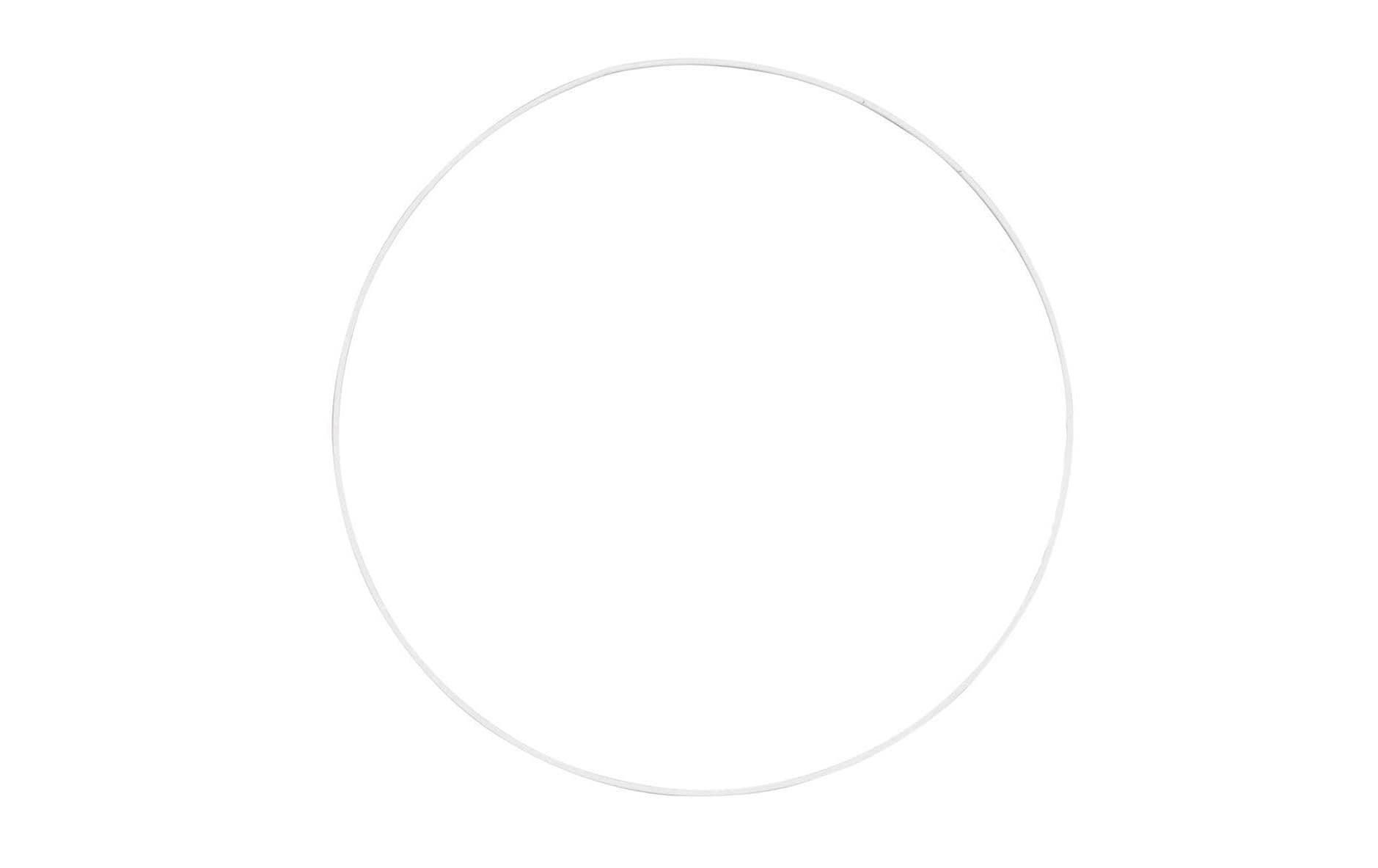 Glorex, Metallring 30 cm 1 Stück, Weiss