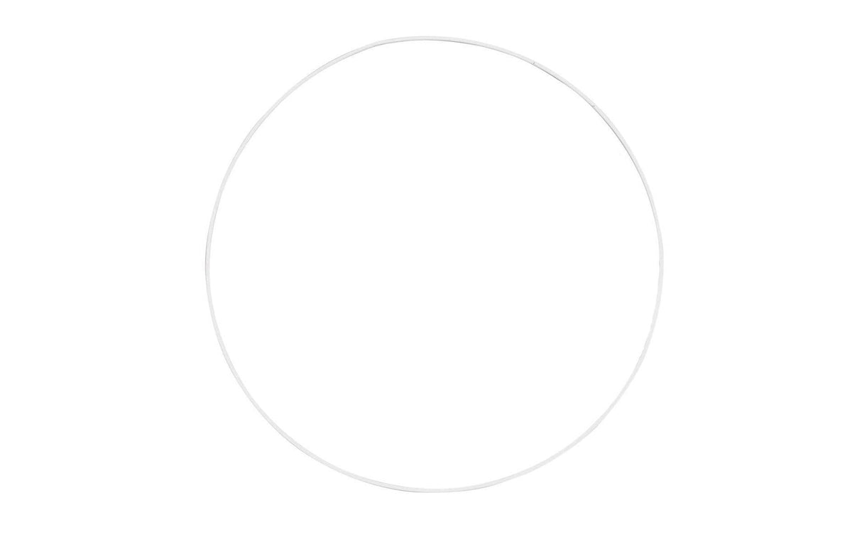 Glorex, Metallring 30 cm 1 Stück, Weiss