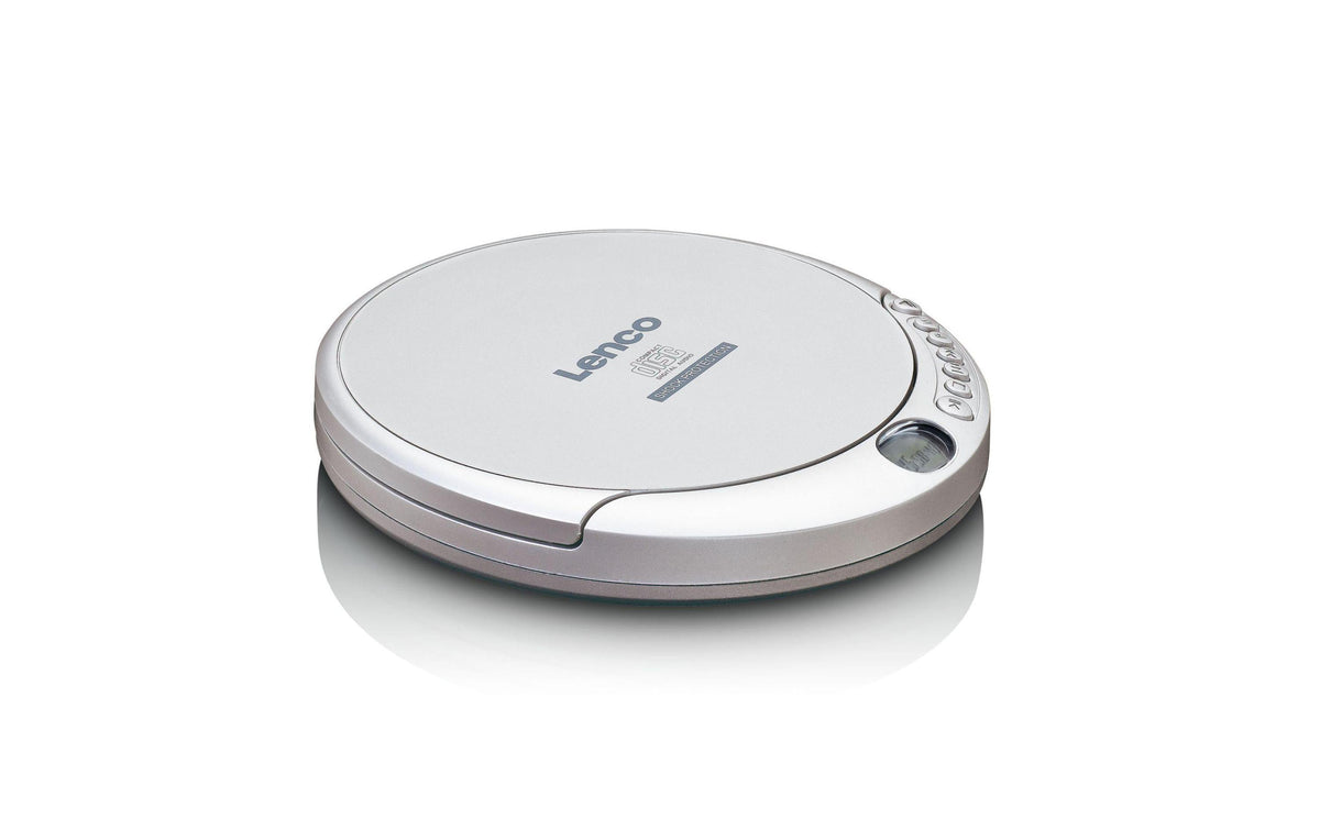 Lenco CD-201, CD / MP3 Player, silber