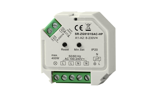 Sunricher | Zigbee 3.0 Dimmaktor 400 W | für RC-Lasten, hue kompatibel