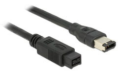 Delock | FireWire-Kabel 400Mbps 9Pin-6Pin | 2 m