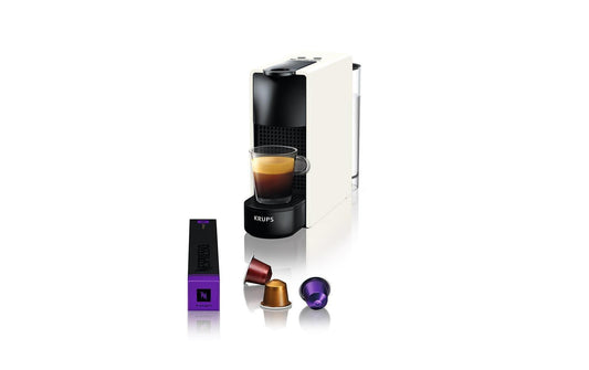 Krups | Kaffeemaschine Nespresso Essenza Mini | XN1101 Schwarz/Weiss