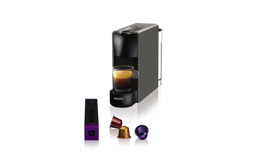 Krups | Kaffeemaschine Nespresso Essenza Mini | XN110B Schwarz/Grau