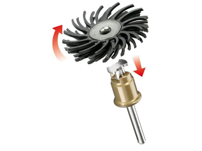 Dremel | Feinschleifbürste 471S | 1 Stk. Durchm. 25,4 mm, Körnung 36