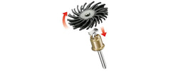 Dremel | Feinschleifbürste 471S | 1 Stk. Durchm. 25,4 mm, Körnung 36