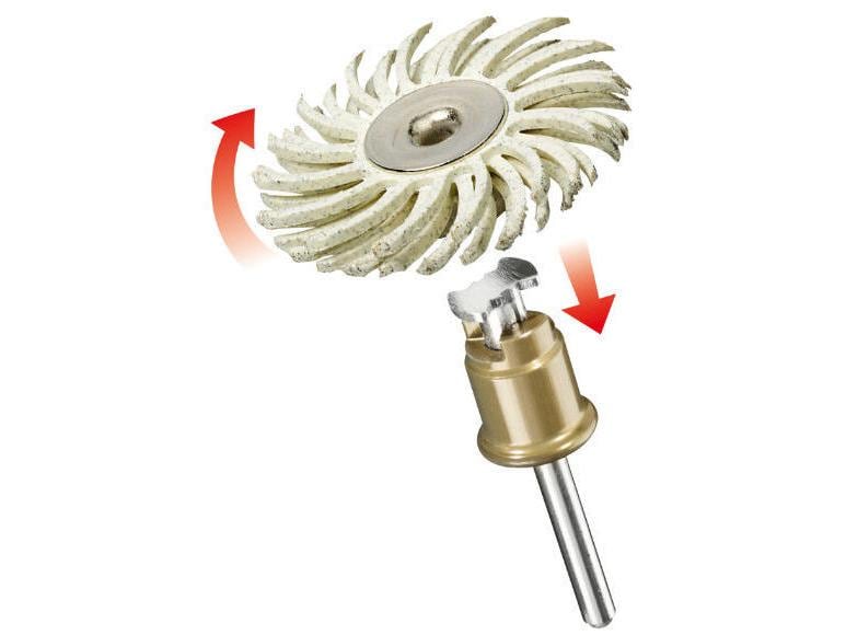 Dremel | Feinschleifbürste 472S | Durchm. 25,4 mm, Körnung 120