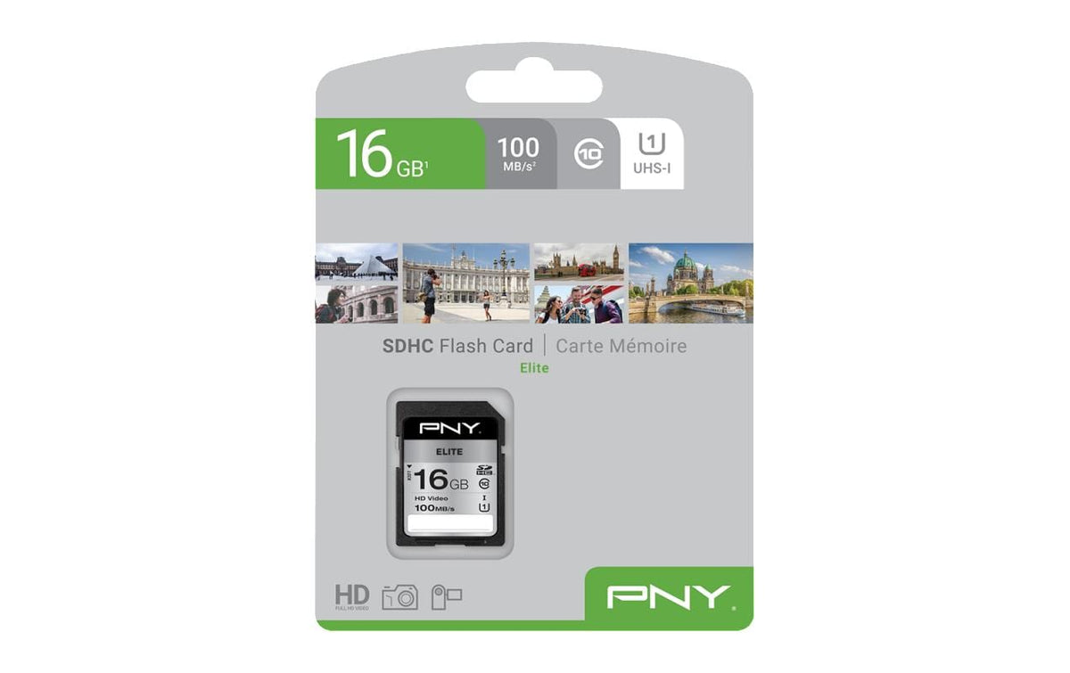 PNY SDHC Card Elite UHS-I U1 16GB