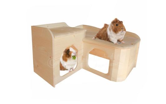 Resch | Meerschweinchen Landhaus | 40,5 x 24,5 x 40 cm (LxHxB)