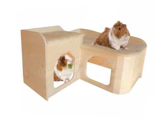 Resch | Meerschweinchen Landhaus | 40,5 x 24,5 x 40 cm (LxHxB)