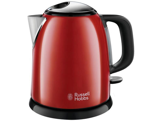 Russell Hobbs | Wasserkocher 24992-70 Colours | Plus 1 l, Schwarz/Rot