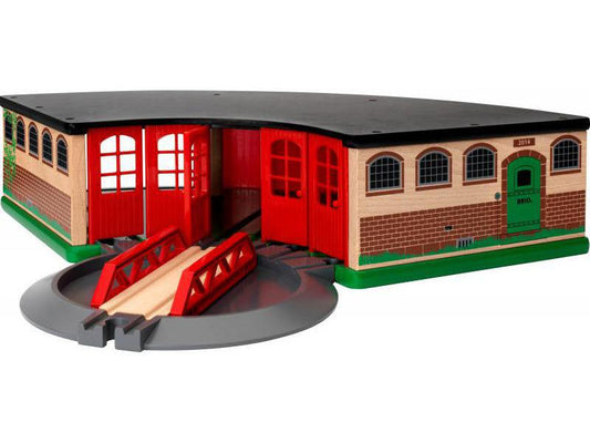 BRIO | Grosser Ringlokschuppen | Alter: 3+ Teile: 2