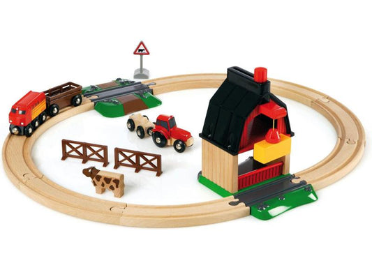 BRIO | Bahn Bauernhof Set | Alter: 3+ Teile: 20