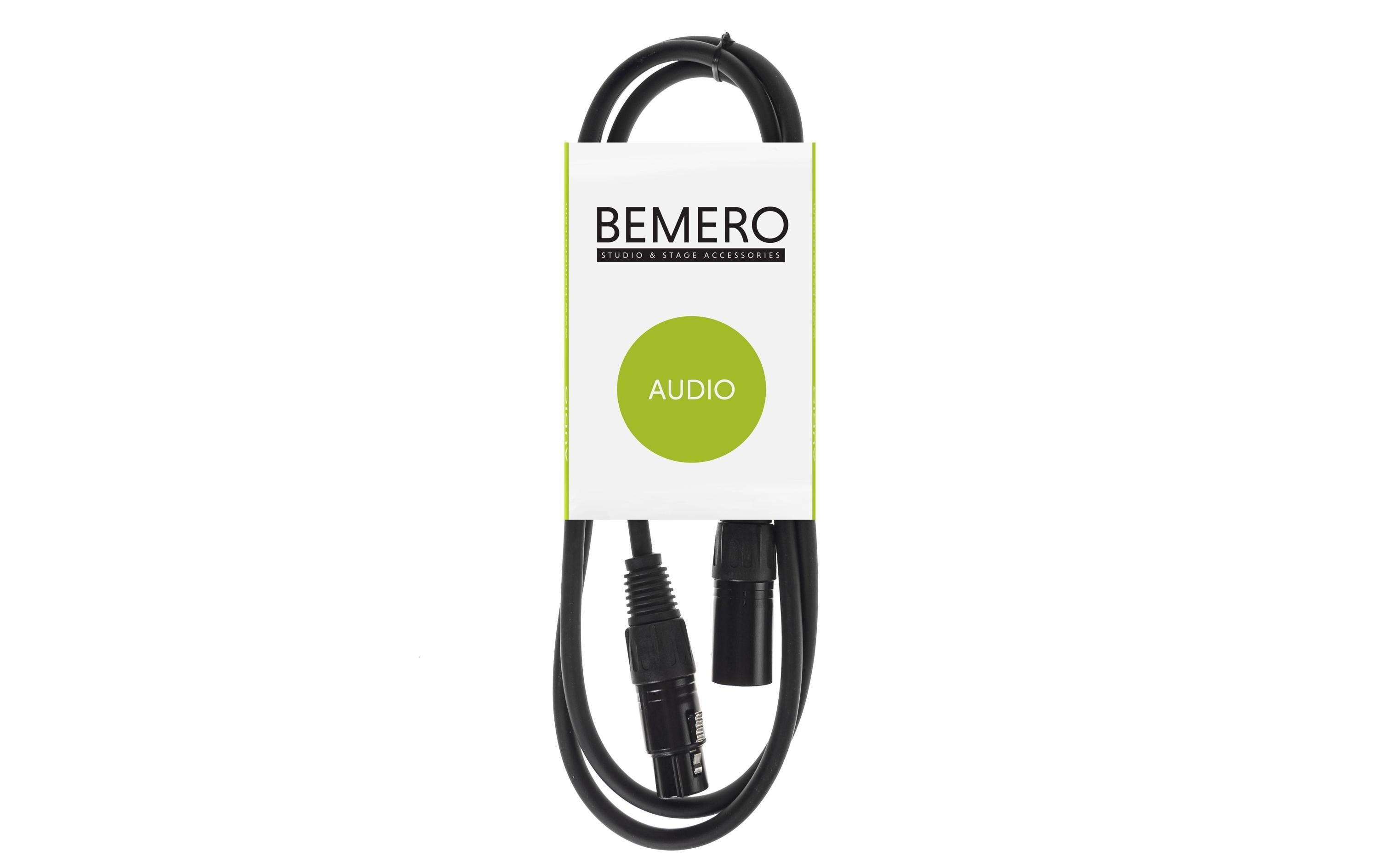 Bemero BAC4041-150BK XLRf - XLRm Kabel 1.5m