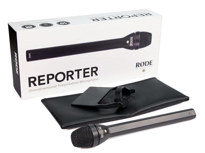 Rode | Reporter, Dynamisches Mikrofon | für Broadcast Anwendungen