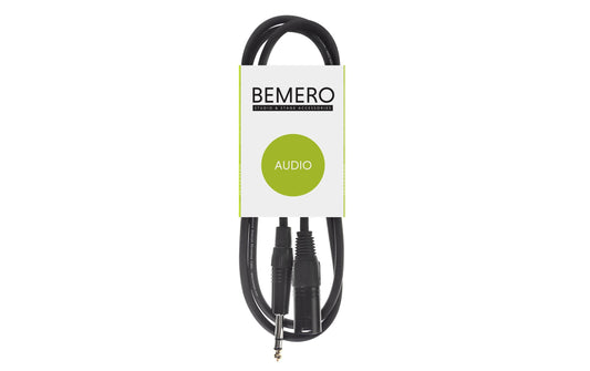Bemero BAC4115-75BK XLRm-6.3 Klinken 0.75m