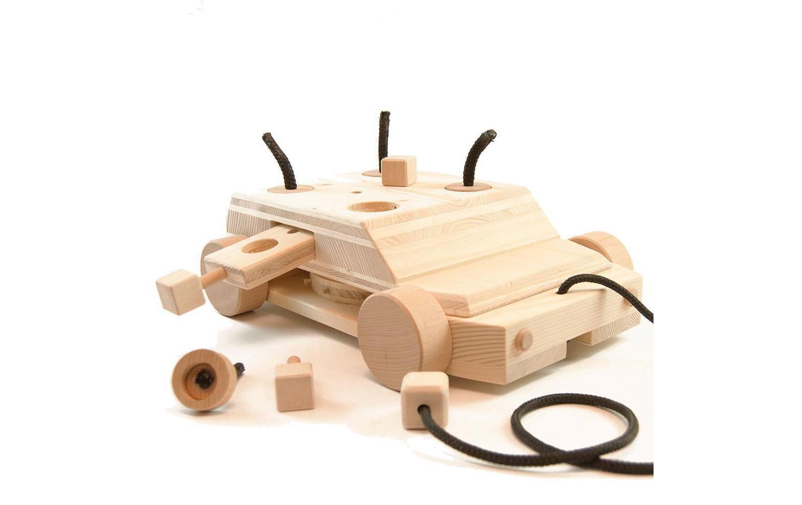 Hundespiele aus Holz Auto