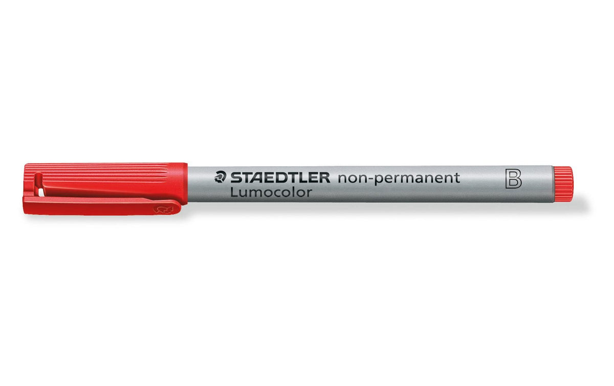 STAEDTLER 312 Folienstift Lumocolor B rot