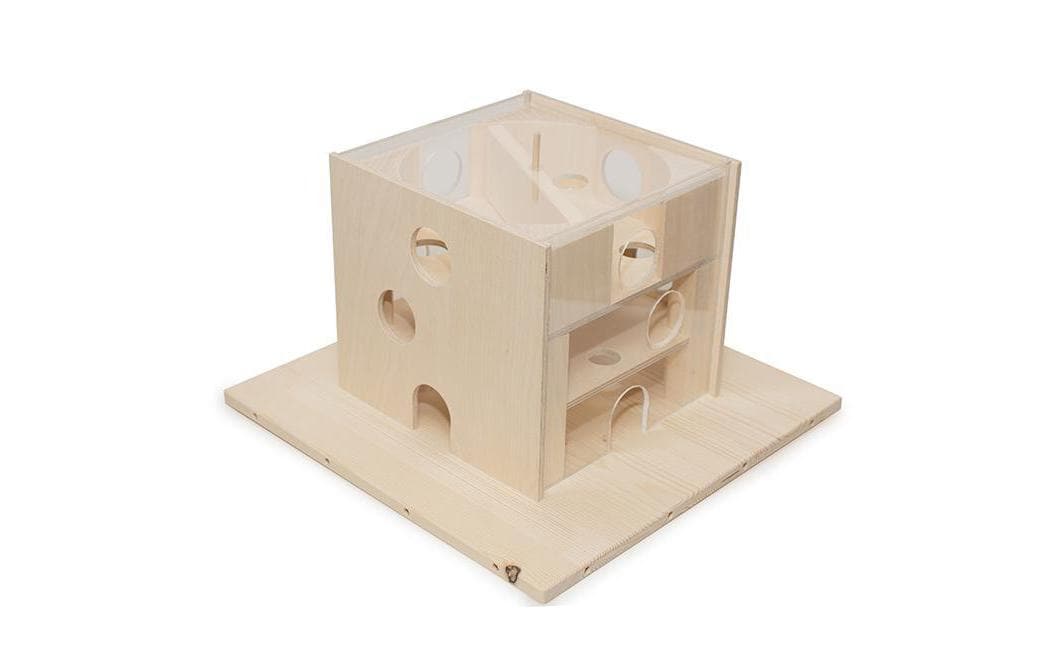 Katzenspiele aus Holz Katzenfummelhaus