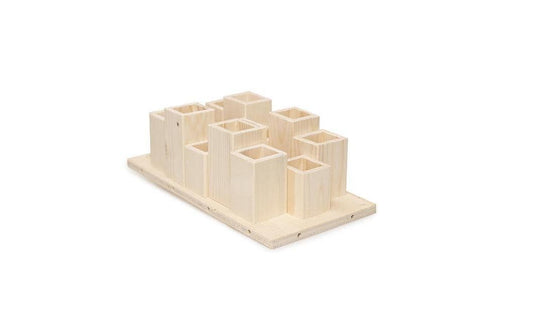 Katzenspiele aus Holz Bleistifthalter