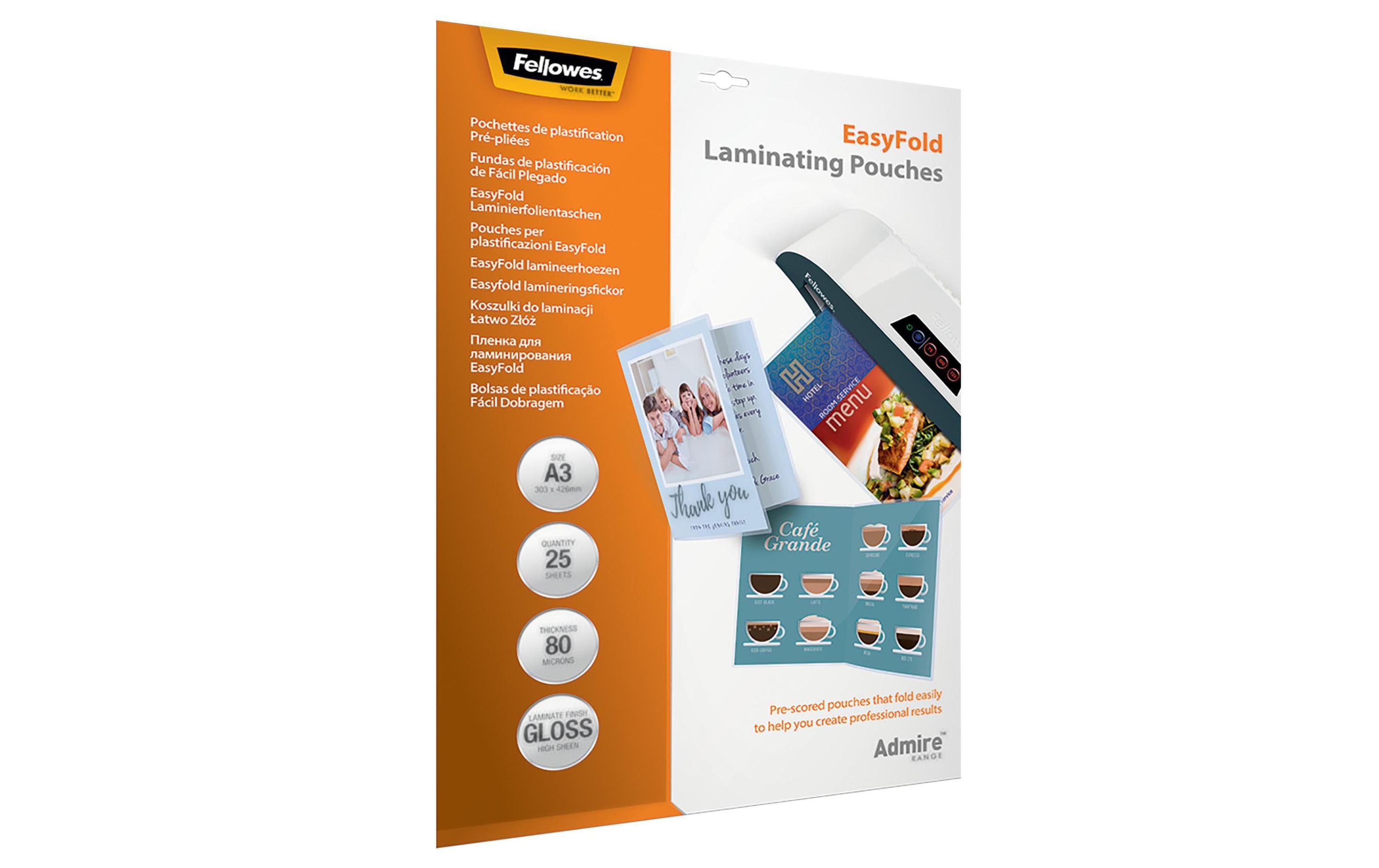 Fellowes Laminierfolien Admire Easyfold