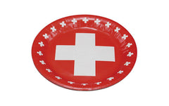 CH Pappteller Schweizerkreuz