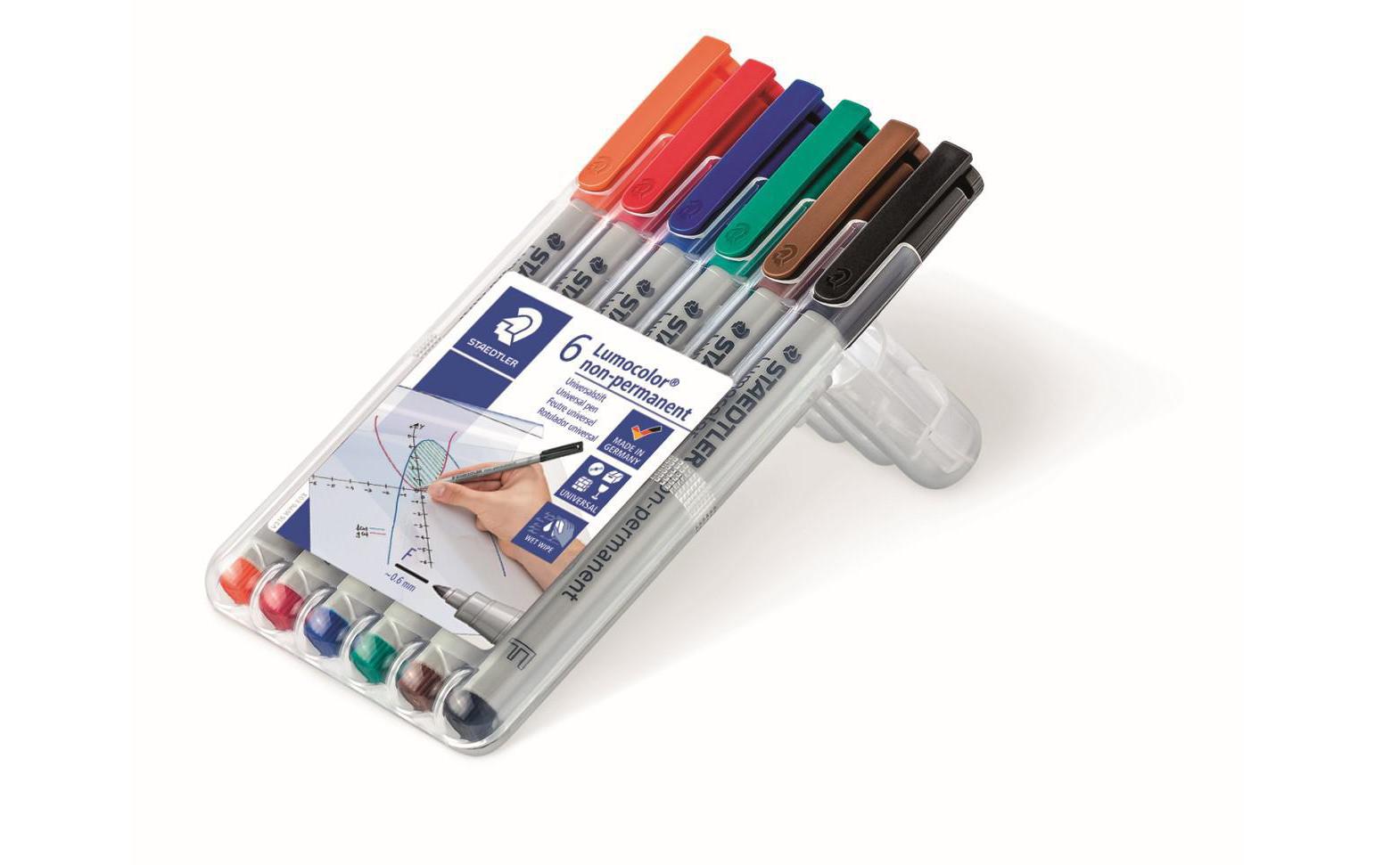 STAEDTLER 316 Folienstift Lumoc F 6St Box