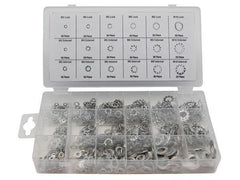 Perel | Sicherungsscheiben-Set HAS03, 720tlg. | aus verzinktem, rostbeständigem Stahl
