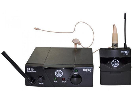 AKG | WMS40 Mini Earmic Set ISM 1 | Headset Funksystem, 863.100 MHz