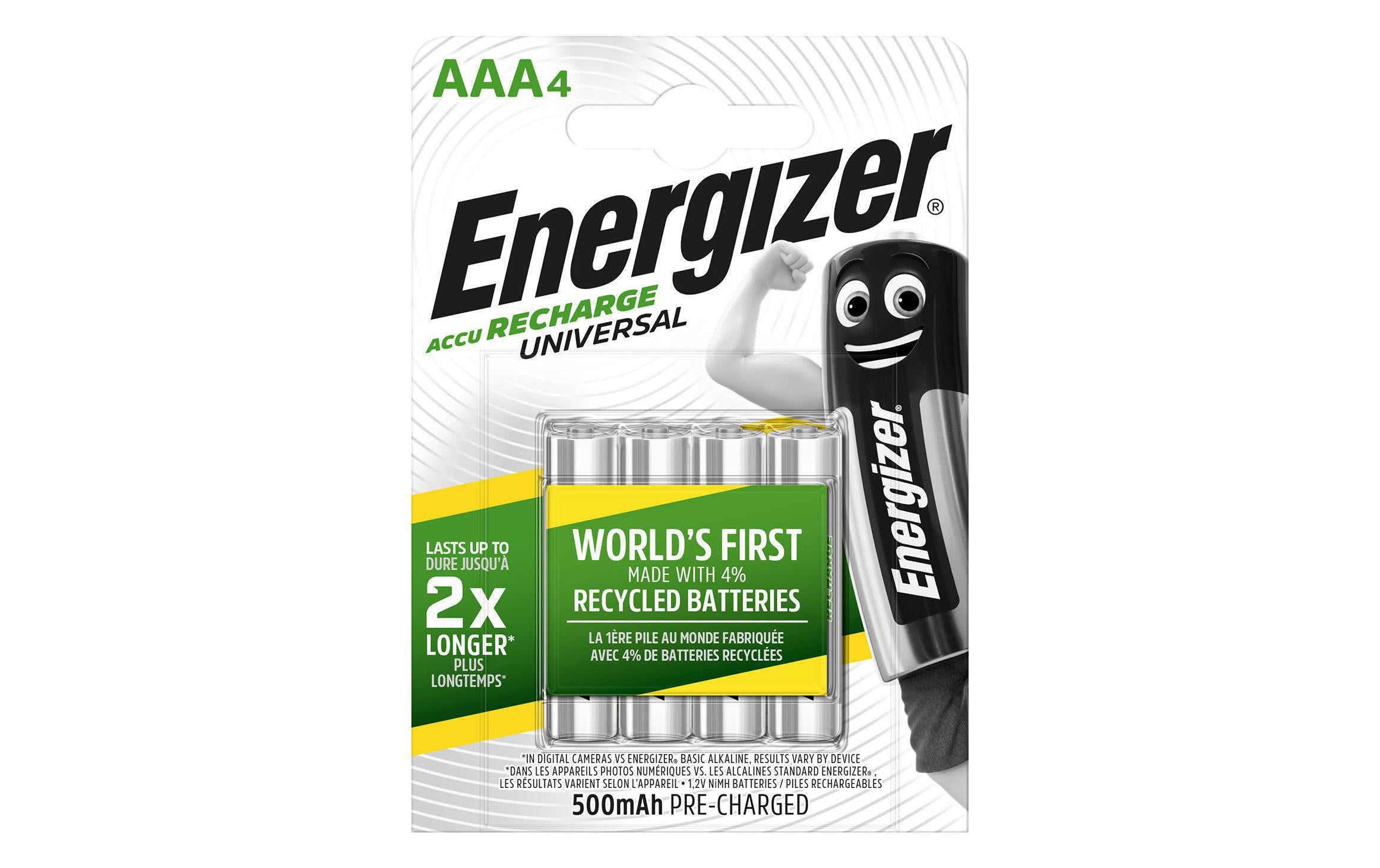 ENERGIZER Universal Micro AAA 500 mAh