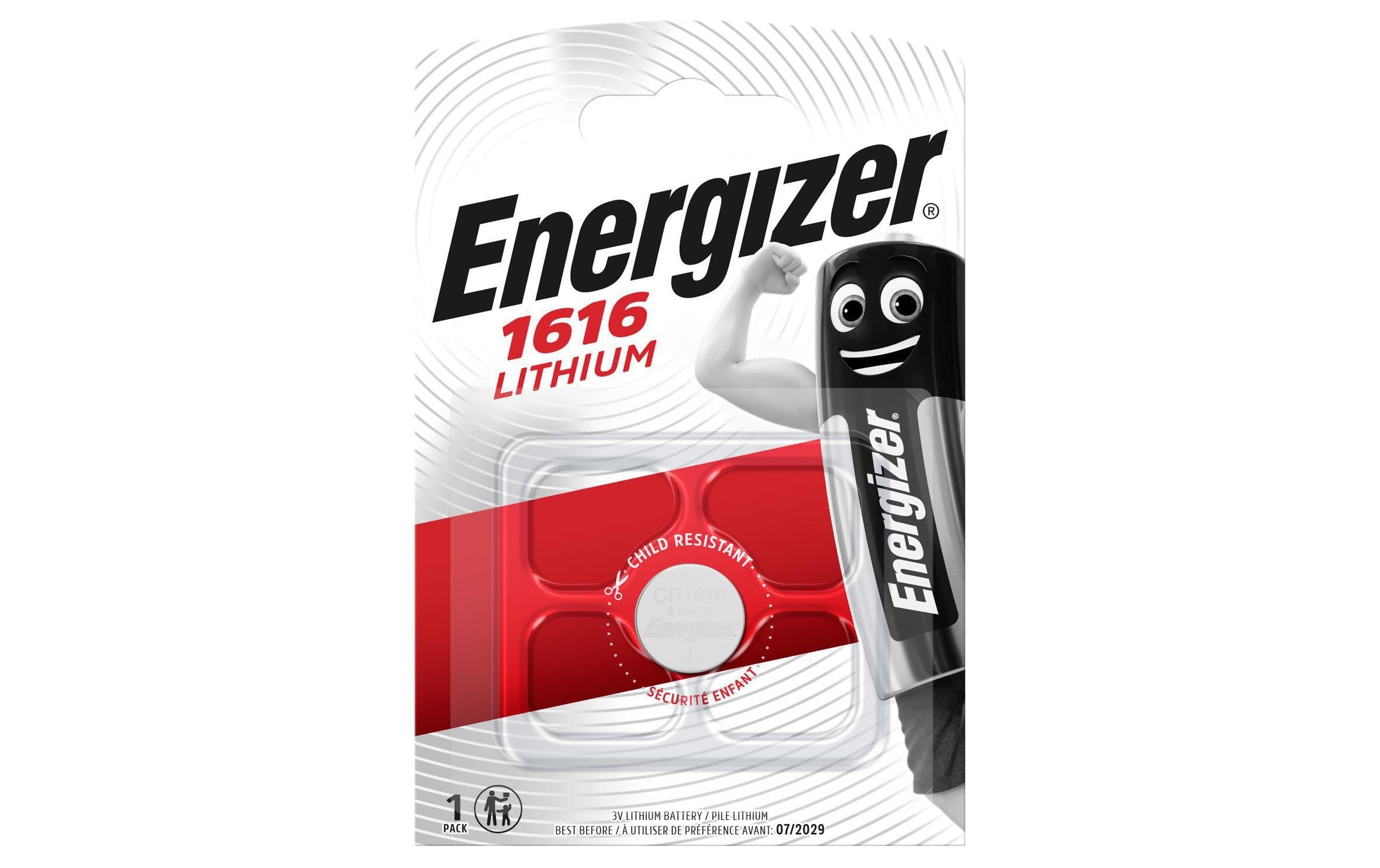 ENERGIZER Knopfzelle CR 1616 1 Stück