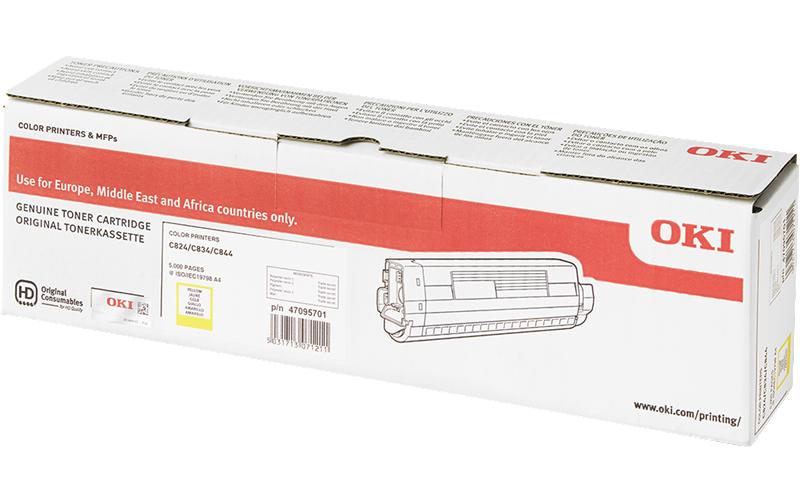 OKI, Toner 47095701 Yellow