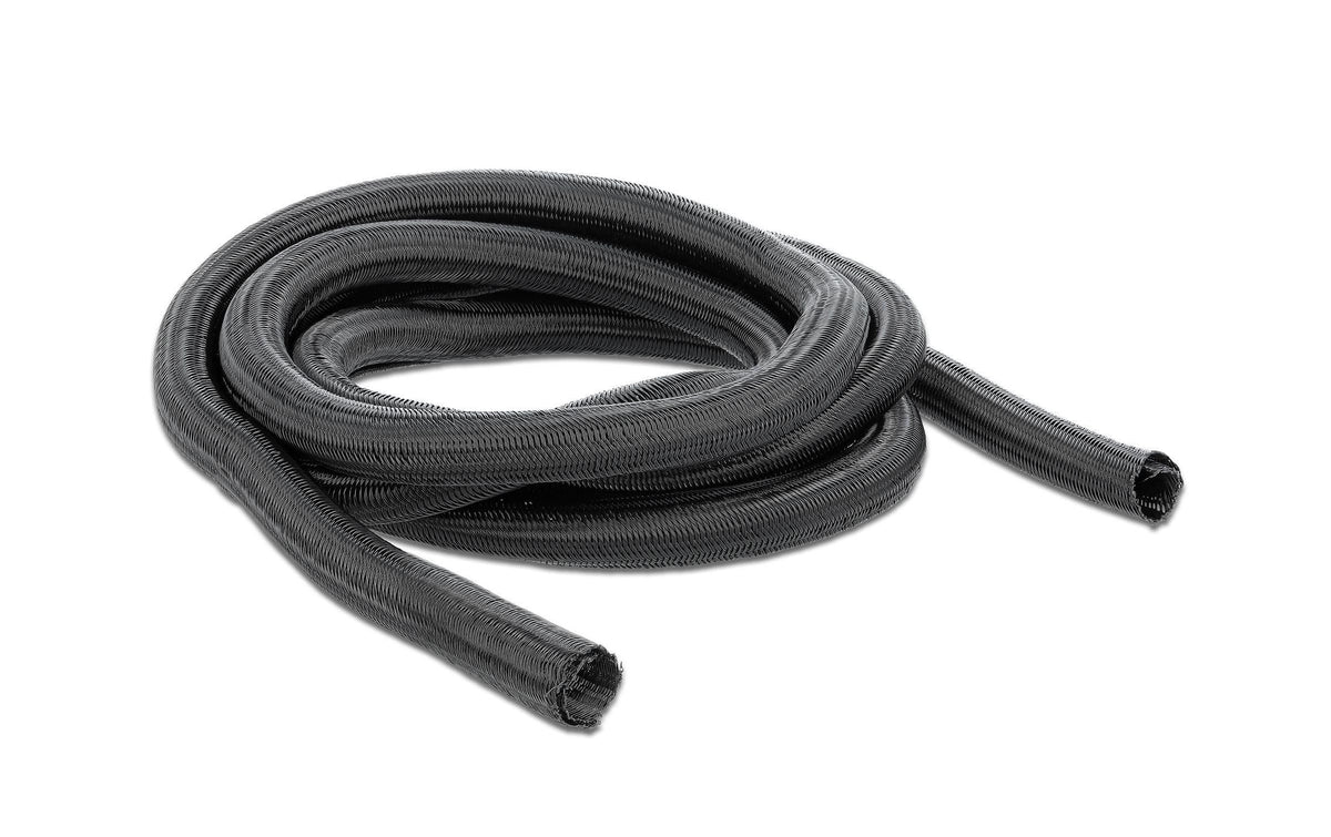 Delock Geflechtskabelschlauch, 2m x 9mm, sw