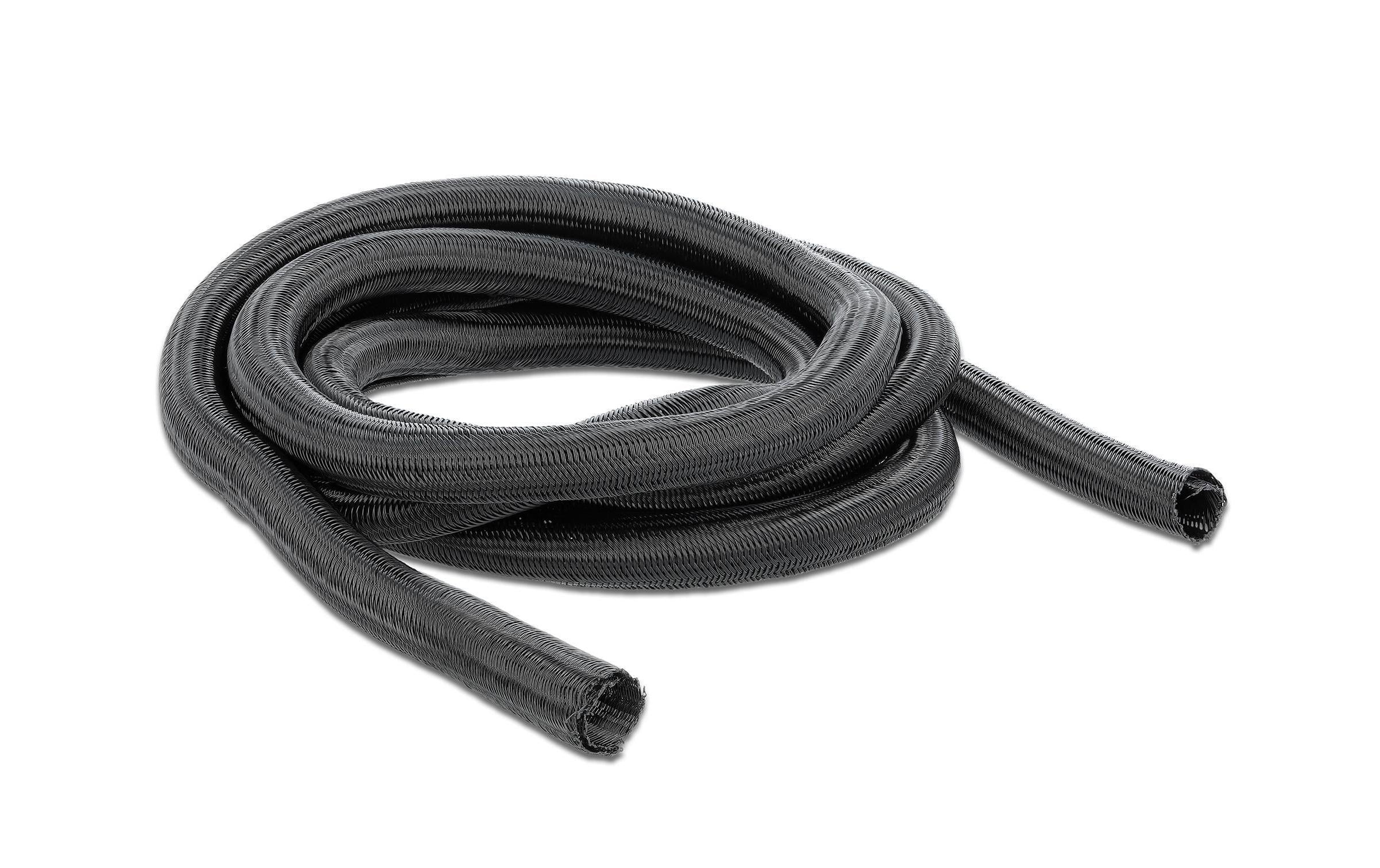Delock Geflechtskabelschlauch, 2mx16mm, sw