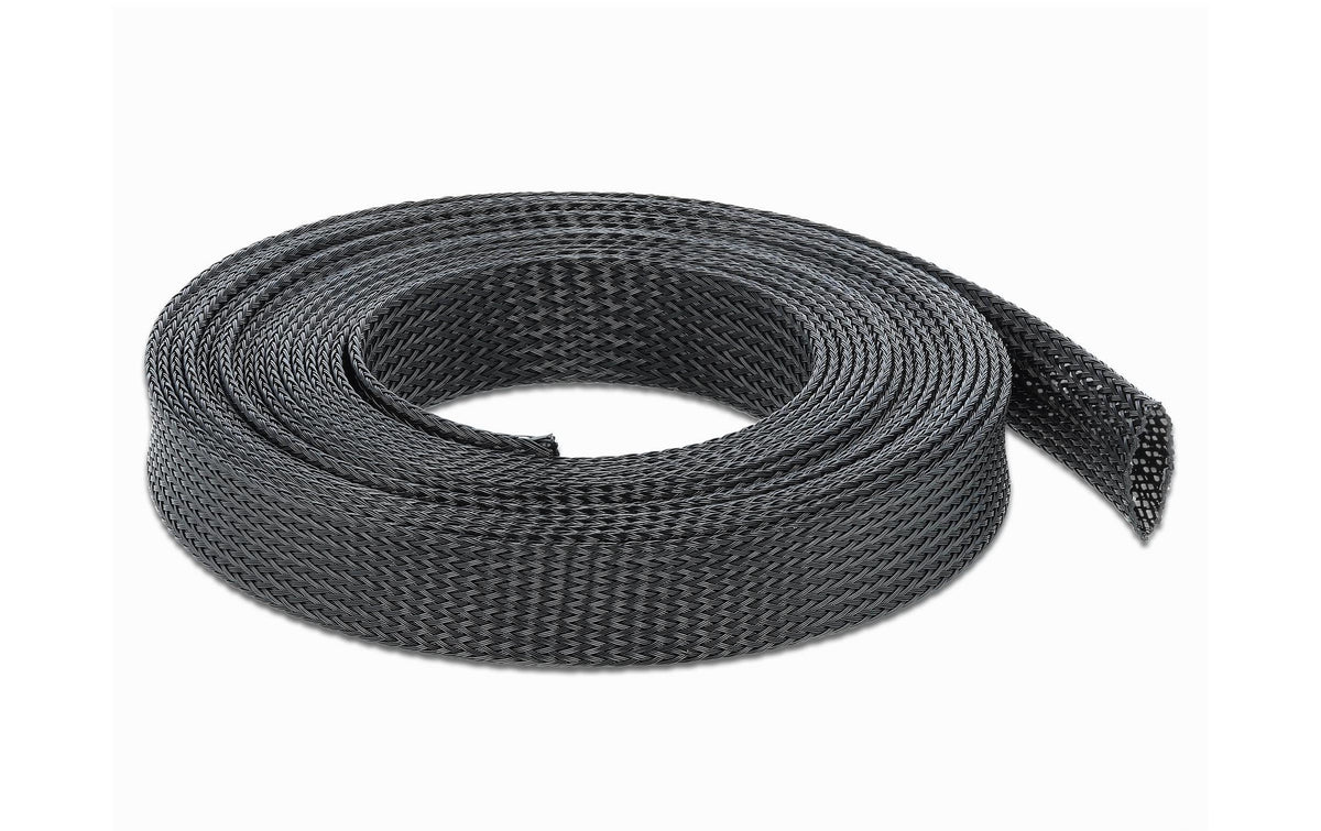 Delock Geflechtskabelschlauch, 5mx19mm, sw