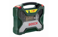 Bosch | X-Line Titanium-Set 50-teilig | 50-teiliges Set für Holz, Stein, Metall