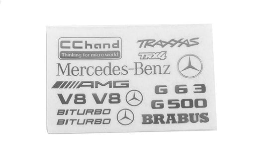 RC4WD Steel Logo Decal Sheet