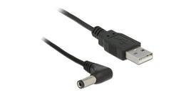 USB2.0-Stromkabel A-5VOLT, 1.5m, schwarz