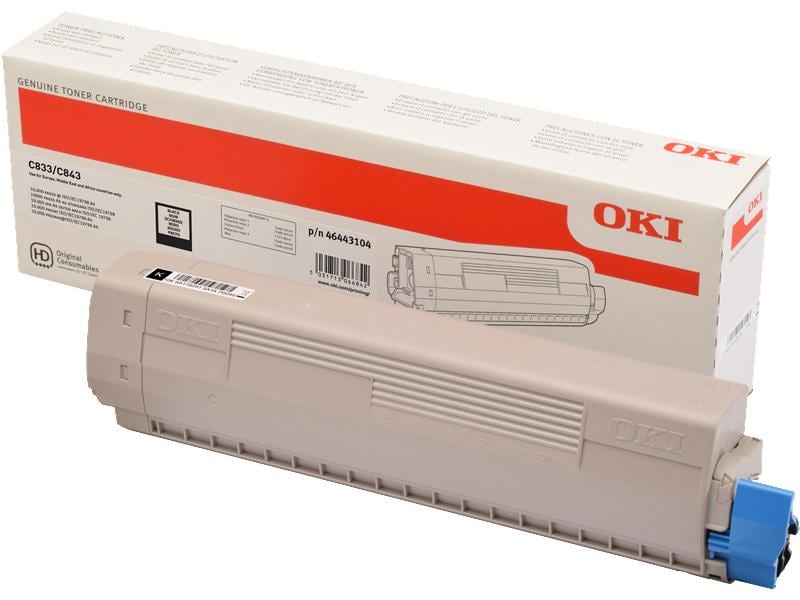 OKI | Toner black 46443104 zu Oki C800 Serie | black, 10'000 Seiten