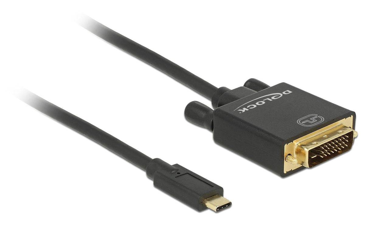 Delock USB-C - DVI-D Kabel, 1m