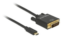 Delock USB-C - DVI-D Kabel, 1m