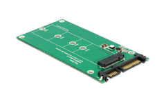 Delock | M.2 zu SATA Adapter, ohne Rahmen | Betrieb von M.2 SATA SSDs an 2.5 SATA