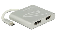 Monitor Splitter USB Typ-C  zu HDMI & DP
