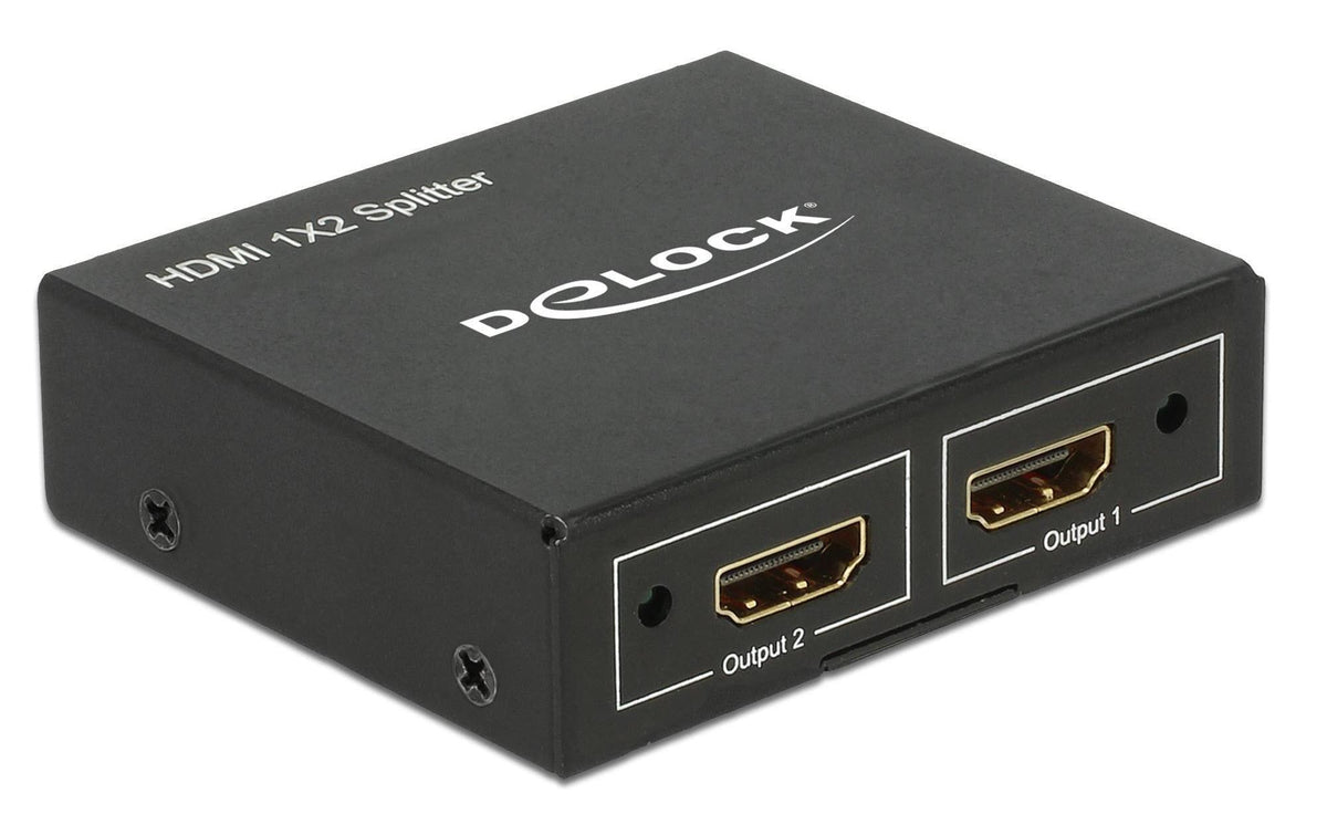 Delock Monitorsplitter HDMI/Bu - 2x HDMI/Bu