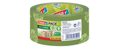 tesa | pack eco&strong Paketband | grün bedruckt, 66m x 50mm