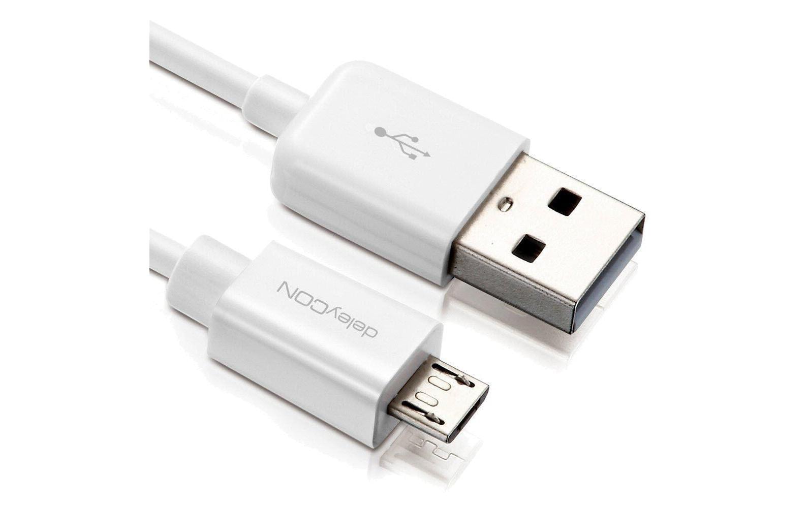 DeleyCON USB2.0-Kabel A-MicroB: 15cm