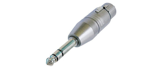Neutrik | NA3FP, Audioadapter | XLRf auf 6.3mm Stereo Klinke