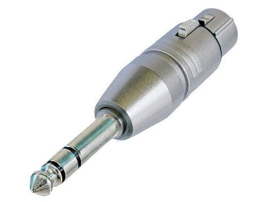 Neutrik | NA3FP, Audioadapter | XLRf auf 6.3mm Stereo Klinke